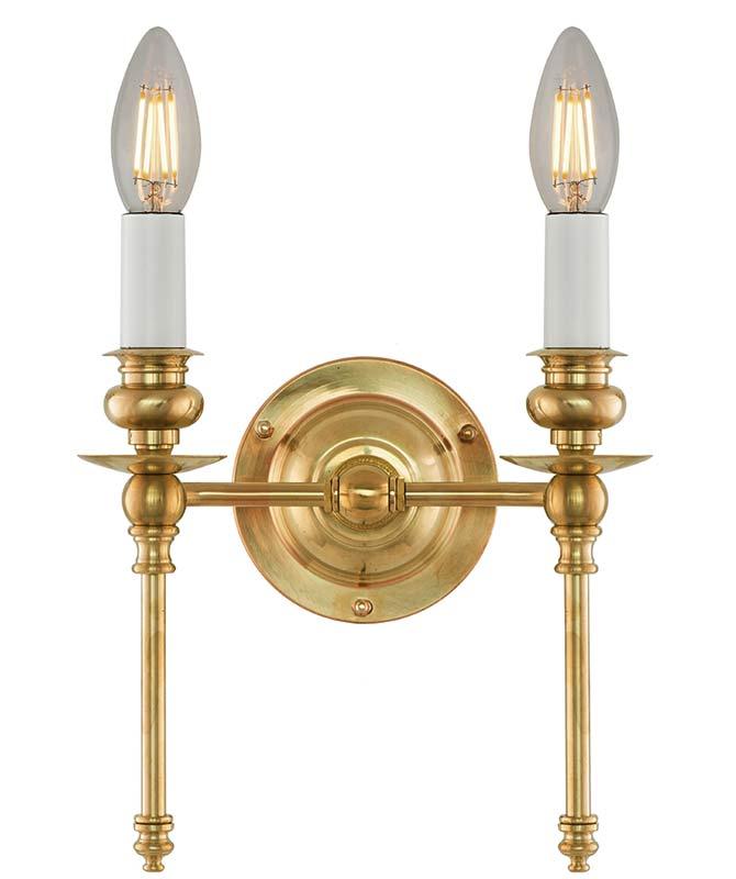 Vegglampe - Wivallius brass image