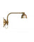 Vegg lampe Gripenberg (Messing/Hvit ledning) - Inkl. veggfeste