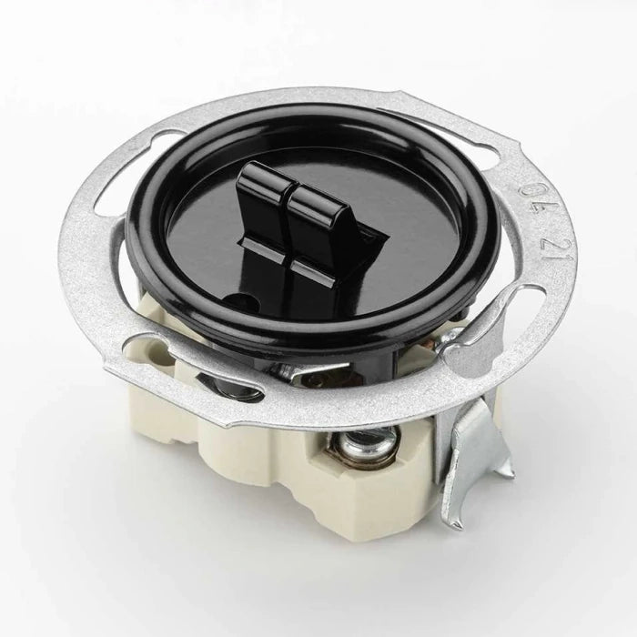 Strömbrytare insats bakelit - Dubbel strömbrytare (vipp) image