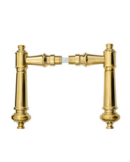 Türdrücker - Haustür 1890 Messing ohne Drückerrosette thumbnail image