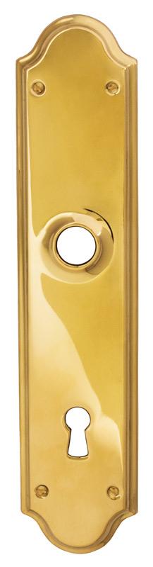 Långskylt - Rundad kant mässing image