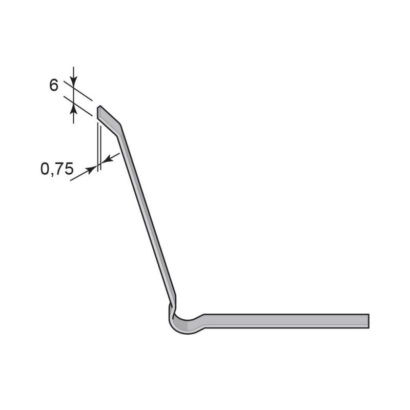 Fjäder till gamla låskistor - Fallfjäder Låsbolaget nr 3 K image