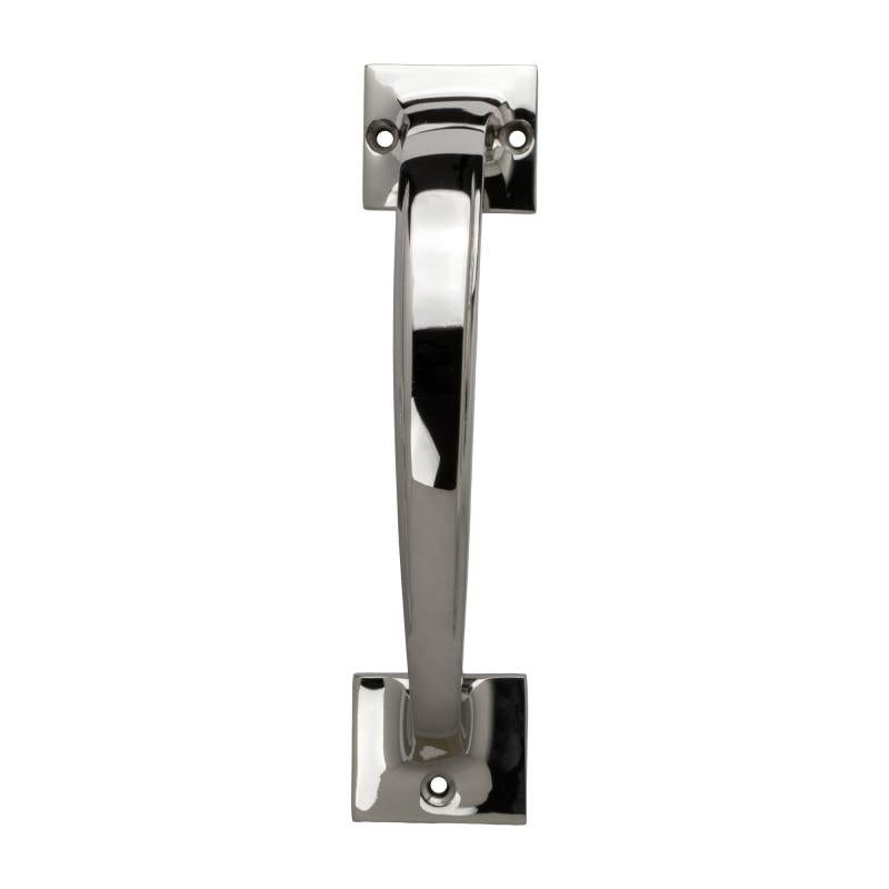 Trækhåndtag - Lille Buet Nikkel Håndtag image