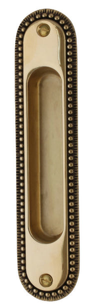 Sliding door handle - Sekelskifte brass 158 x 36 mm thumbnail image