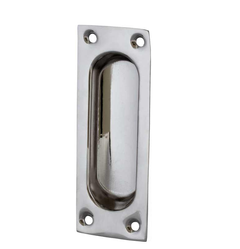 Sliding door handle - Nickel 95x34 mm image