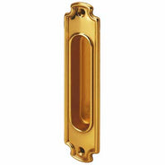 Sliding door handle - Linnéstaden brass 160x37 mm thumbnail image