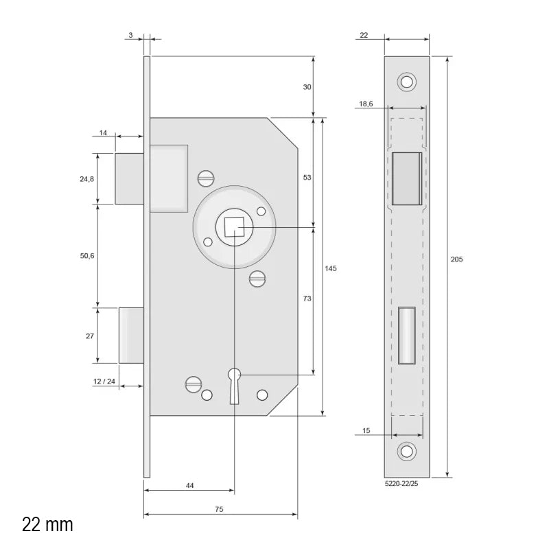 Gammaldags låshus med nyckel image