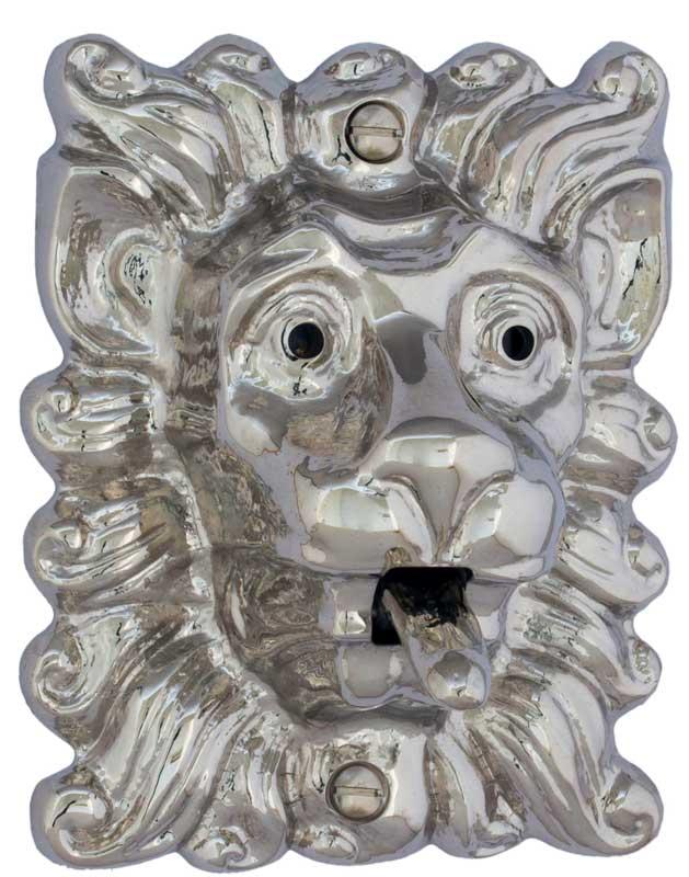 Bell Push - Lion tongue nickel image