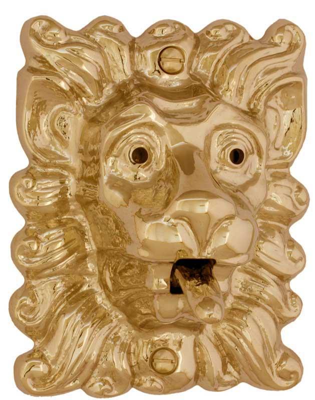 Doorbell - Lion tongue brass image