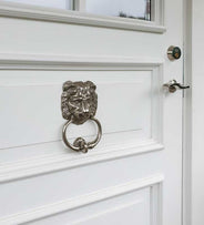Door Knocker - Lion head nickel thumbnail image