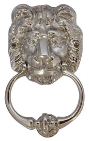 Door Knocker - Lion head nickel thumbnail image