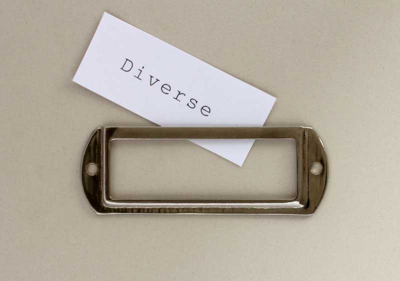 Etiketholder - Nikkel image