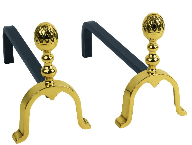 Eldhund mässing - Kotte, ett par image