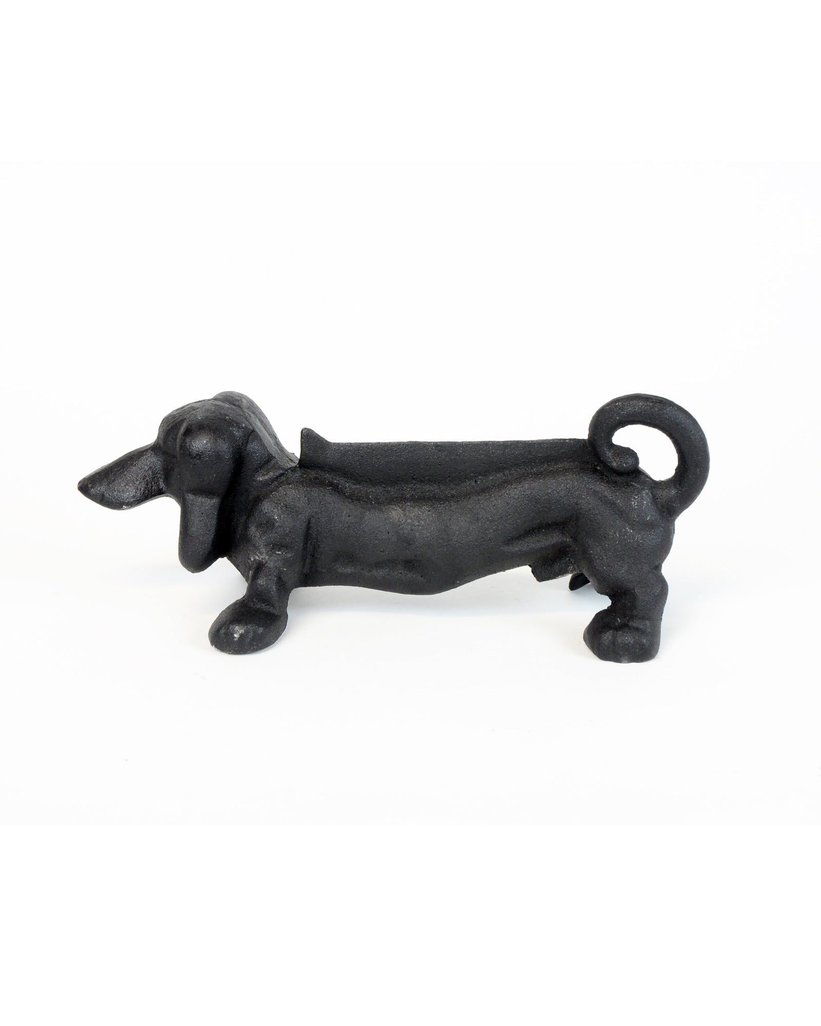 Eldhund / Fotskrapa i gjutjärn - Tax svart image