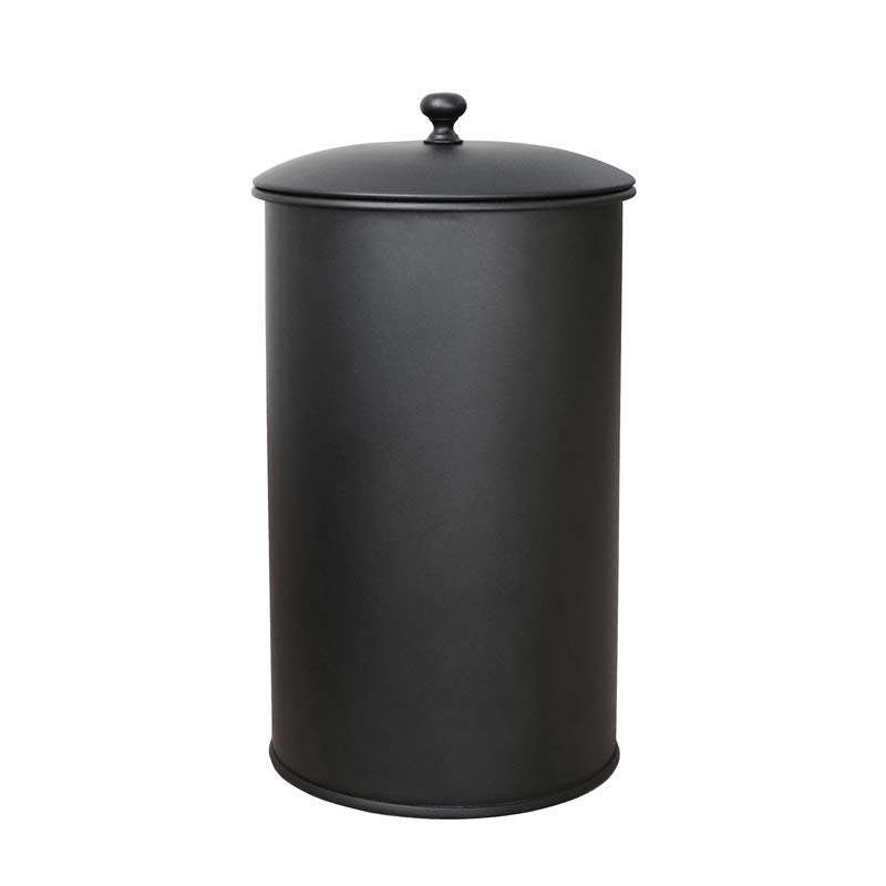 Tin with lid - Black (for fire-lighters etc.) image