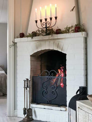 Fire tool set antique brass - Saltsjöbaden thumbnail image