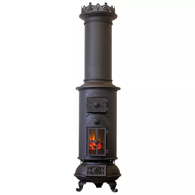 Gjutjärnskamin - Kamin Westbo Classic svart EL image