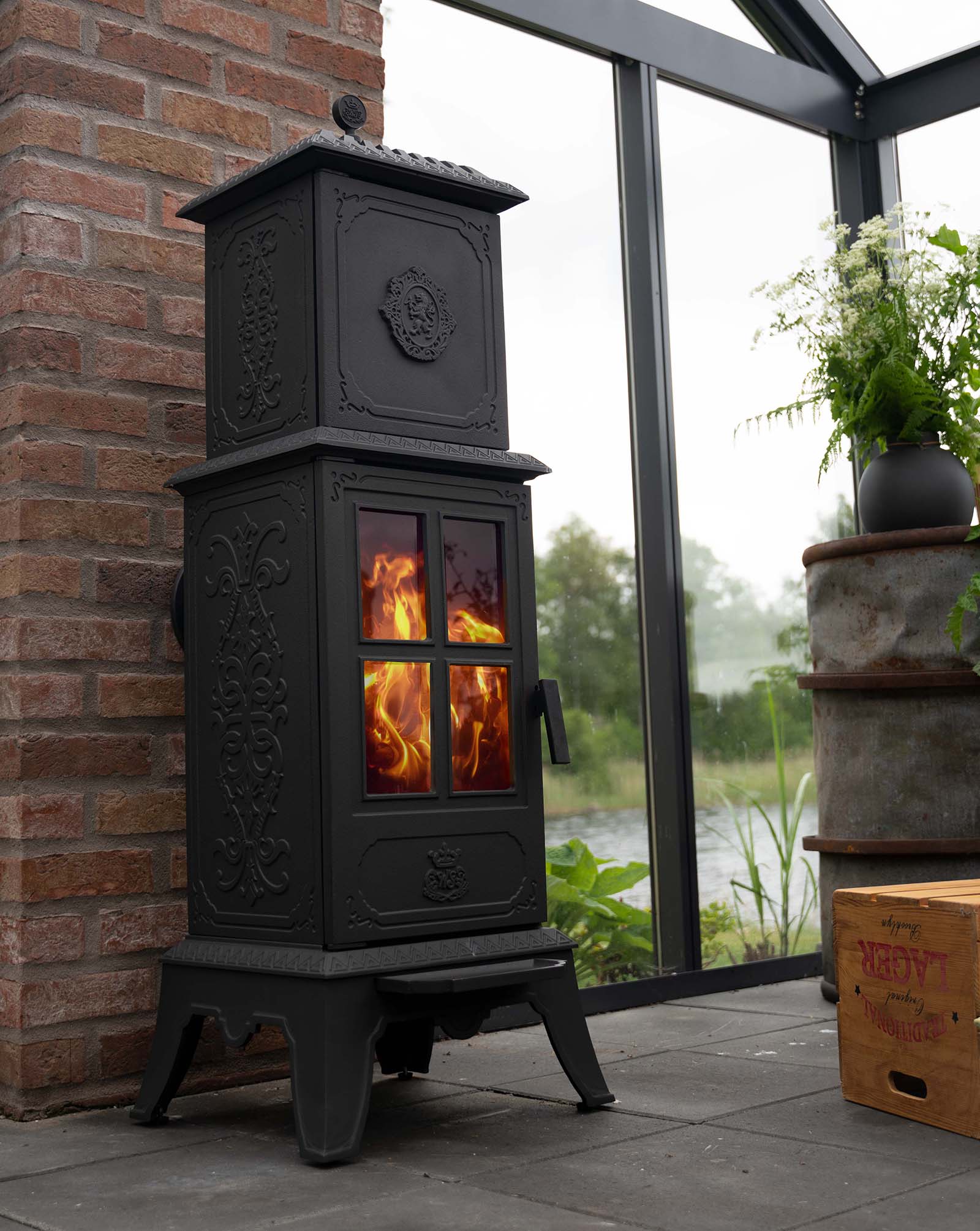 Gjutjärnskamin - Kamin Westbo Victoria 240 image