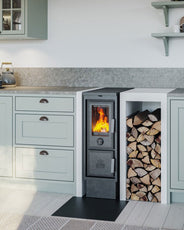 Kamintillbehör - Golvplåt svart 50x40 cm thumbnail image