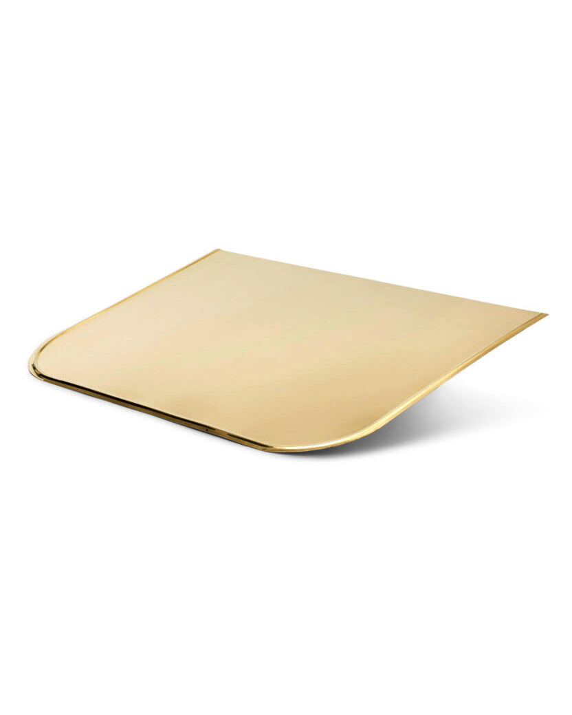 Kamintilbehør - Gulvplade i Messing 80x50 cm image