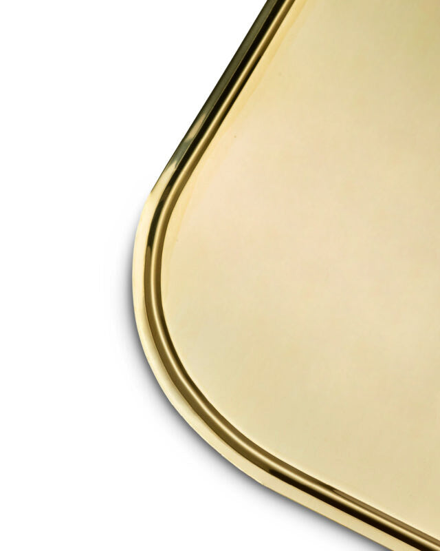 Kamintilbehør - Gulvplade i Messing 80x50 cm image