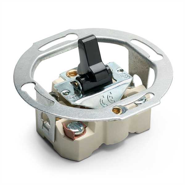 Round Bakelite Light Switch - Alternating Toggle Light Switch image