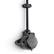 Stikkontakt svart bakelitt IP44 - Åpent anlegg thumbnail image