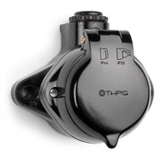 Stikkontakt svart bakelitt IP44 - Åpent anlegg thumbnail image