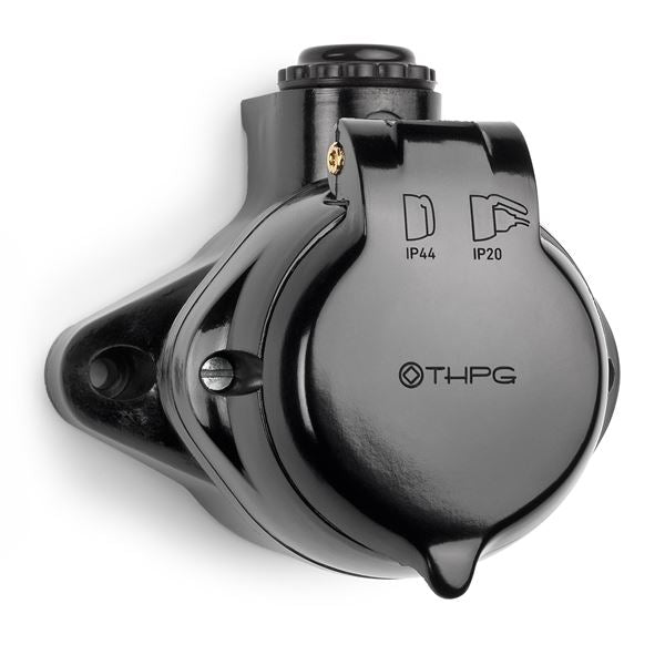 Bakelite outlet - IP44 surface-mounted image