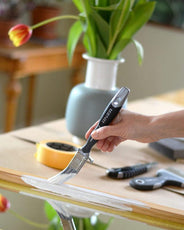 Pensel - Anza Snedställd lackpensel med ask 25 mm thumbnail image