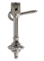 Vindueslås - Næsman 1332, nikkel, kort/løkke thumbnail image