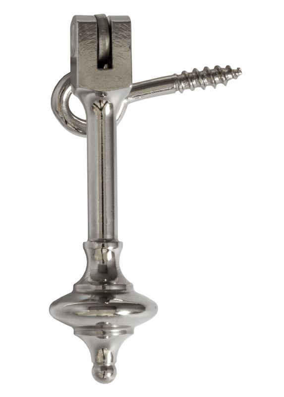 Vindueslås - Næsman 1332, nikkel, kort/løkke image