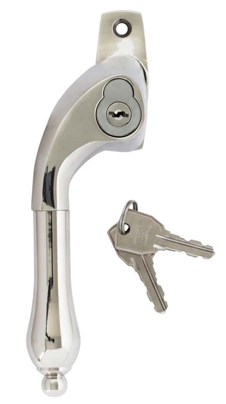 Lockable Espagnolette Handle - Nickel image