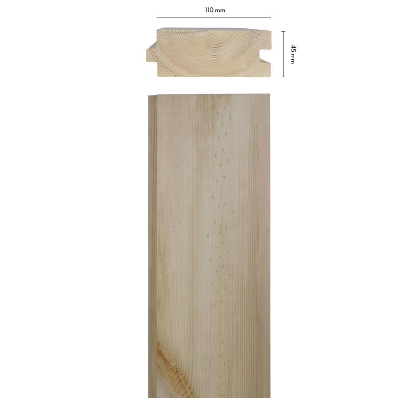 Furugolv Södermalm - 45x110 mm - Massivt trägolv image
