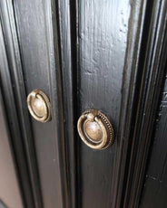 Møbelbeslag - Rund med håndtag, antik thumbnail image