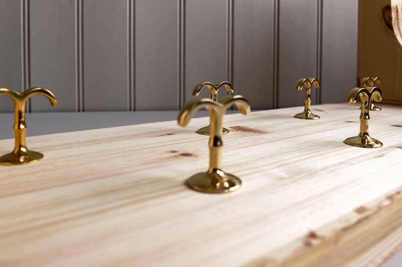 Ankerhaken, Messing – Hutablagehaken image