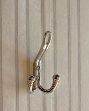 Klesknagg - Dobbel hattekrok nikkel thumbnail image