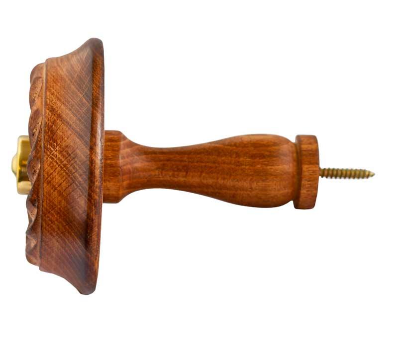 Gardinkrog - Træ & Messing image