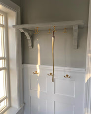 Double hook - Brass, Bårebo thumbnail image