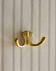 Double hook - Brass, Bårebo thumbnail image
