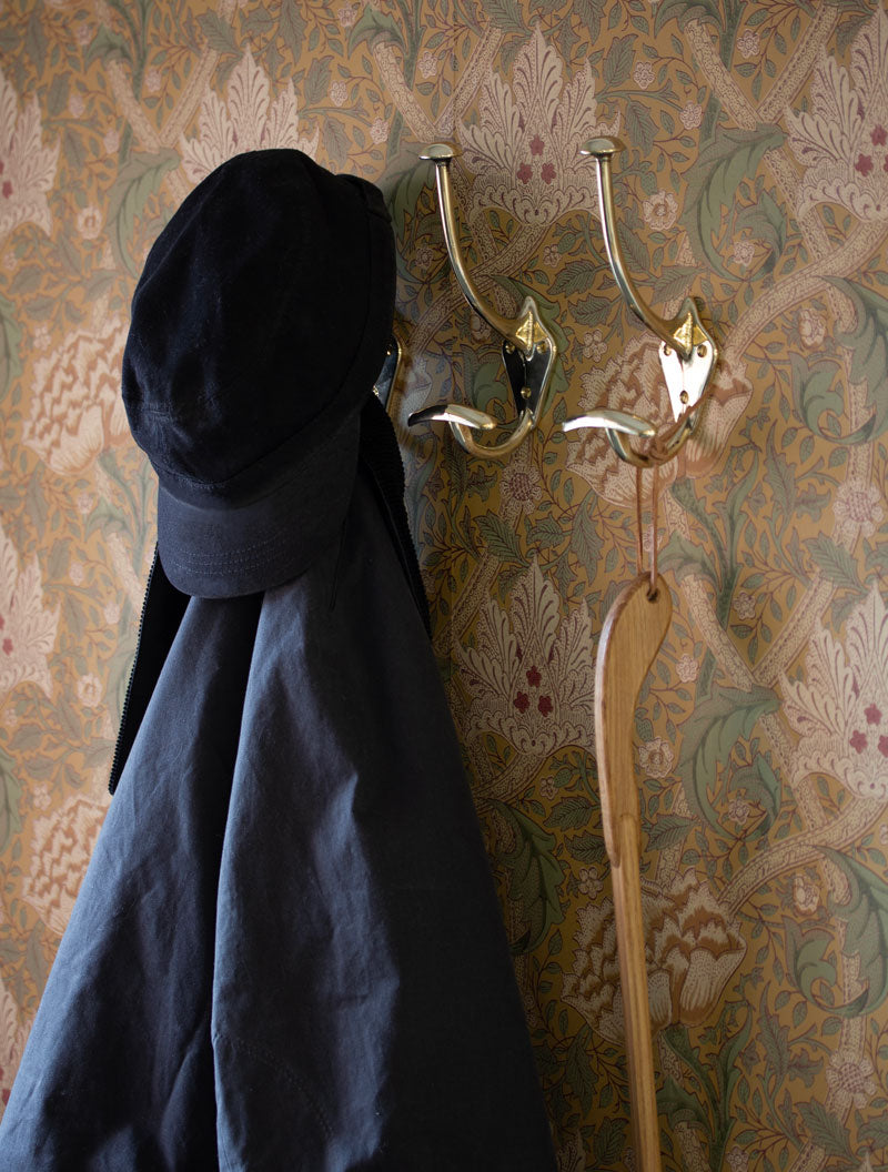 Hatte- og frakkekrog - Saltsjöbaden, messing image