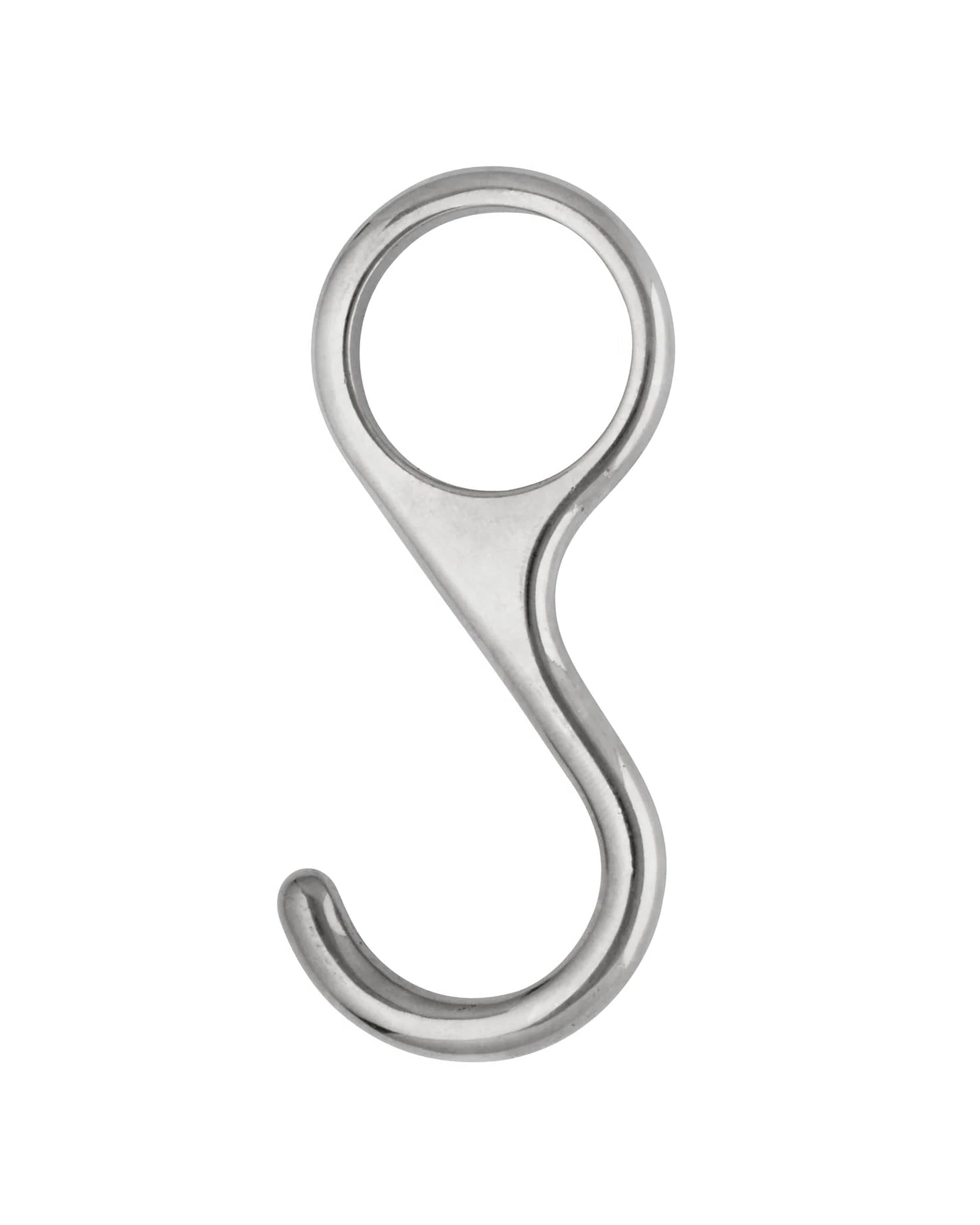 S hook in chrome - For 25 mm tube image