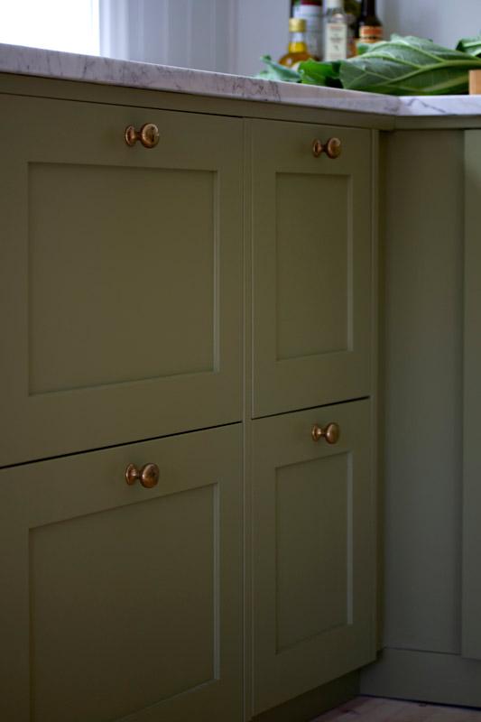 Knauf - Oval unbehandeltes Messing 40 mm image