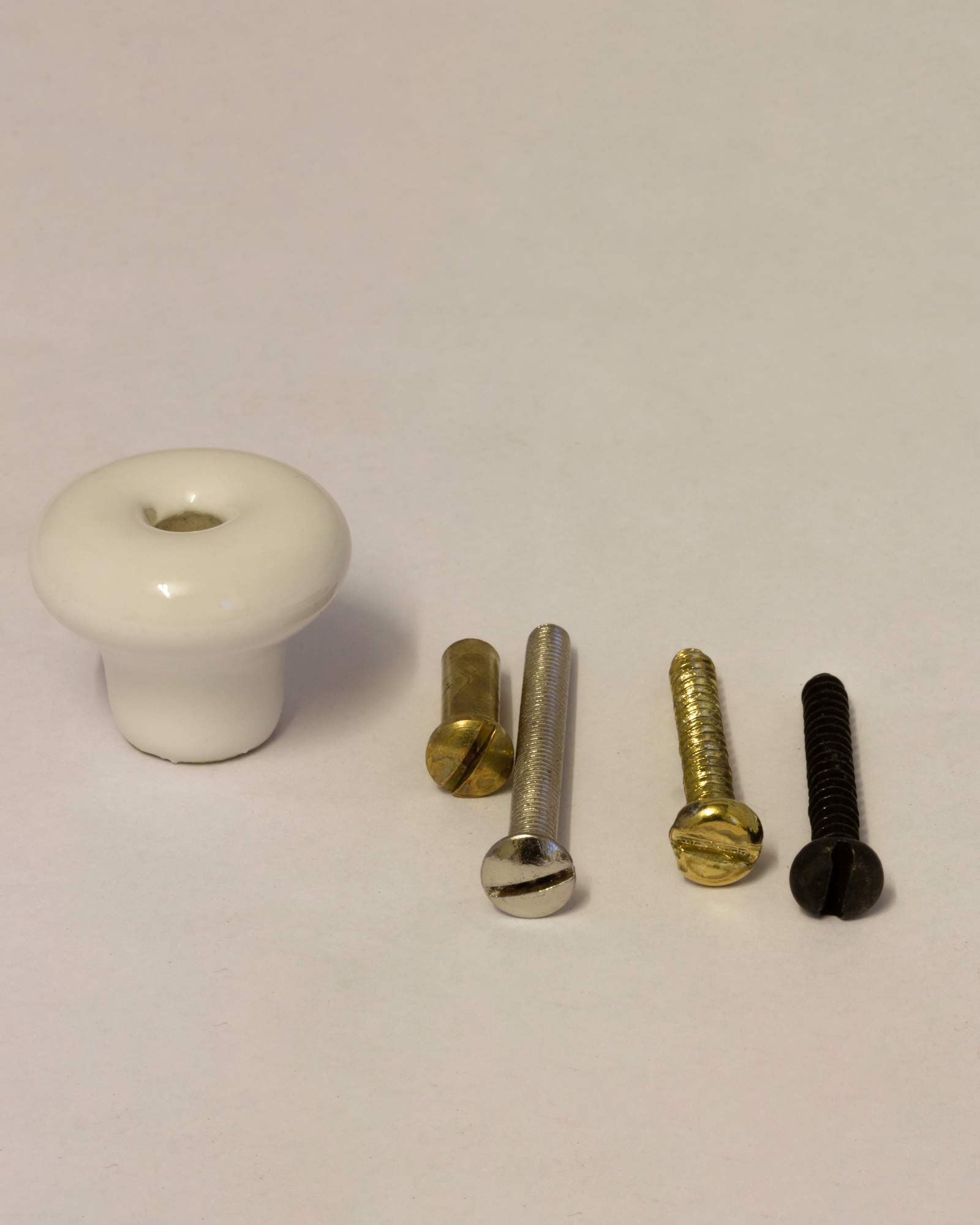 Knop - Porcelænsknop lille 25x20 mm image