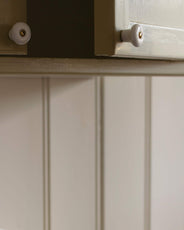 Knop - Porcelænsknop lille 25x20 mm thumbnail image