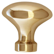Knob - Oval brass 40 mm thumbnail image