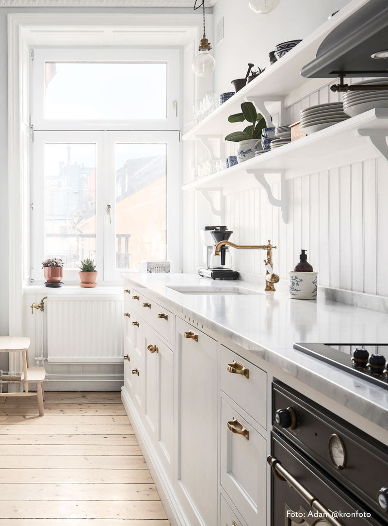 Schubladengriff - Ziehgriff aus Messing, 1920er Jahre image