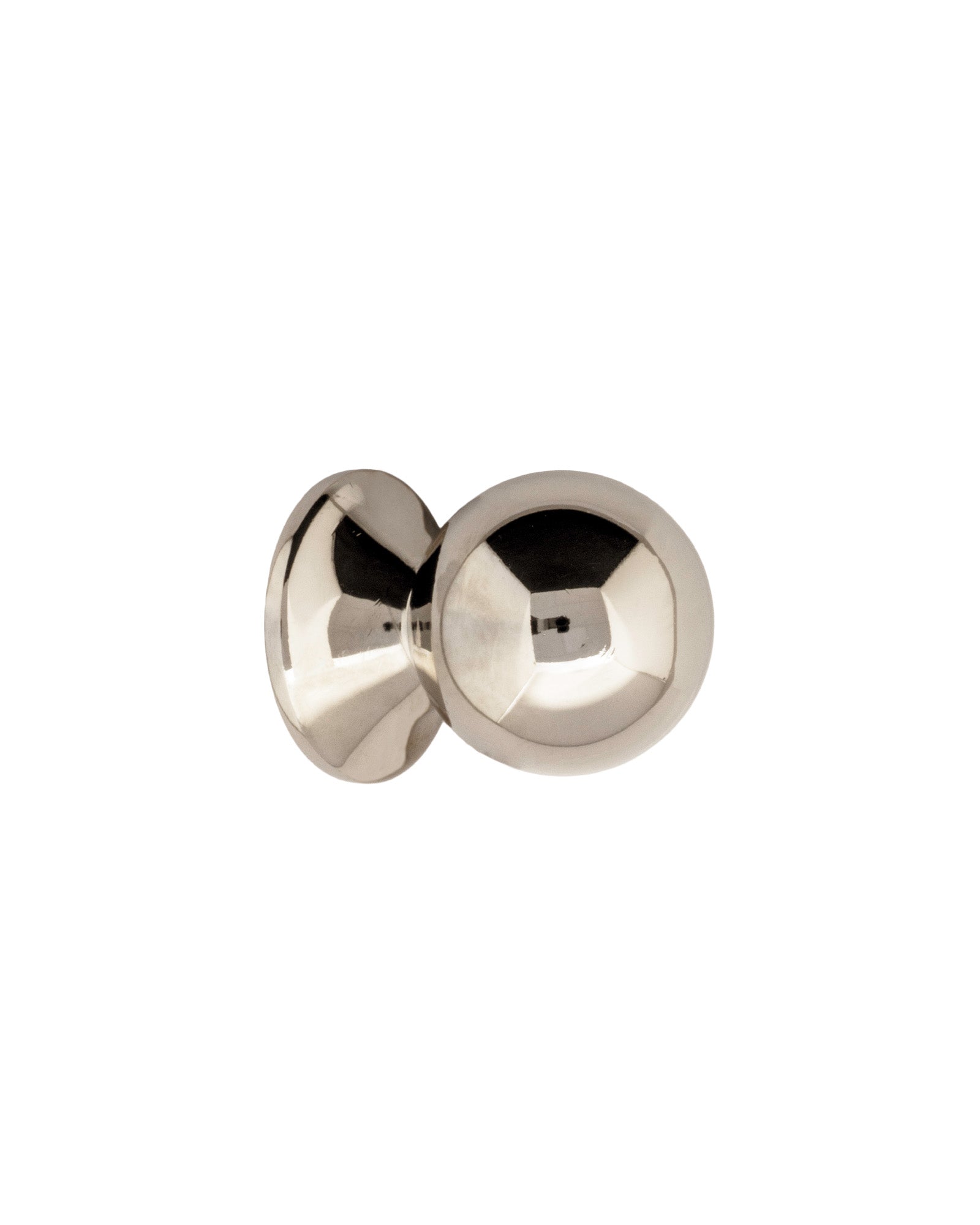 Knopp - Rund 33 mm förnicklad image