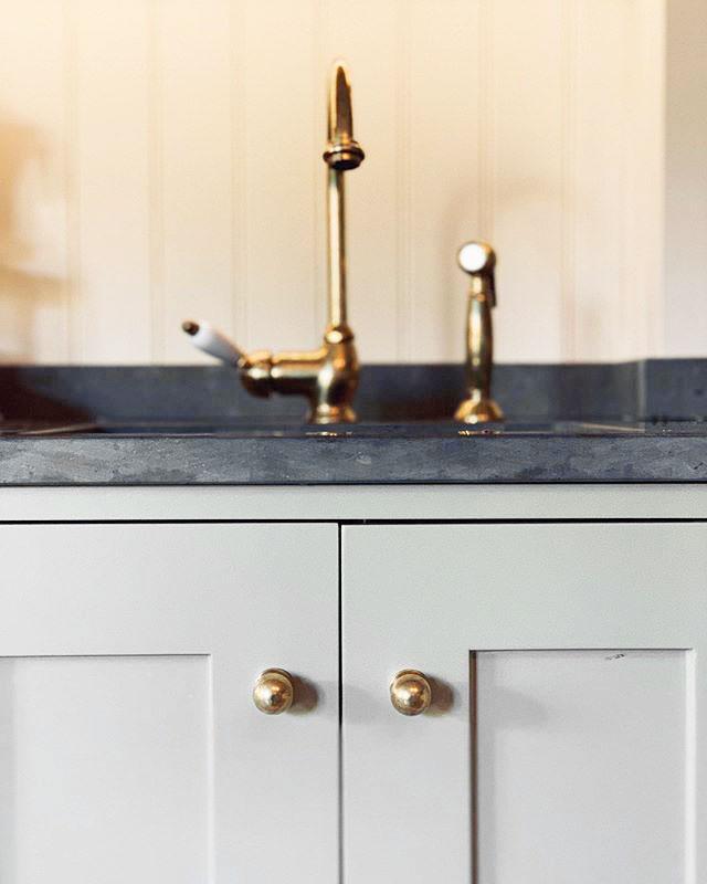 Knopp - Rund 25 mm mässing image