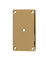 Base Plate Brass - For Knob/Hook